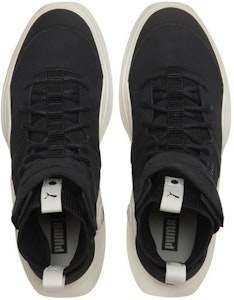 PUMA Abyss Solstice 魔術貼 休閒 高筒 板鞋 男女同款 黑白 Shop PUMA Abyss Solstice 魔術貼 休閒 高筒 板鞋 男女同款 黑白