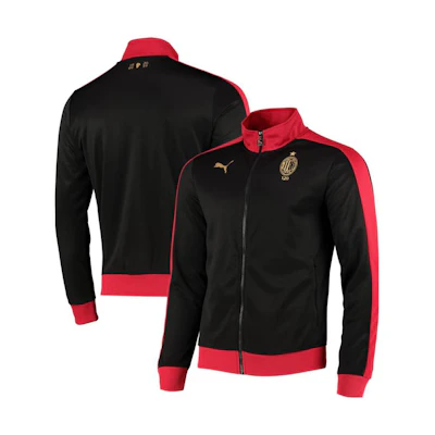 Puma AC Milan 120th Anniversary Retro Track Jacket Red Sportswear 757513-02