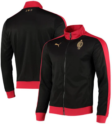Puma AC米蘭120週年復古運動外套紅色運動服 757513-02 Order Puma AC米蘭120週年復古運動外套紅色運動服 757513-02