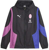 Order Puma AC 米蘭 23/24 比賽前織布連帽拉鍊外套 黑色運動服 772233-11
