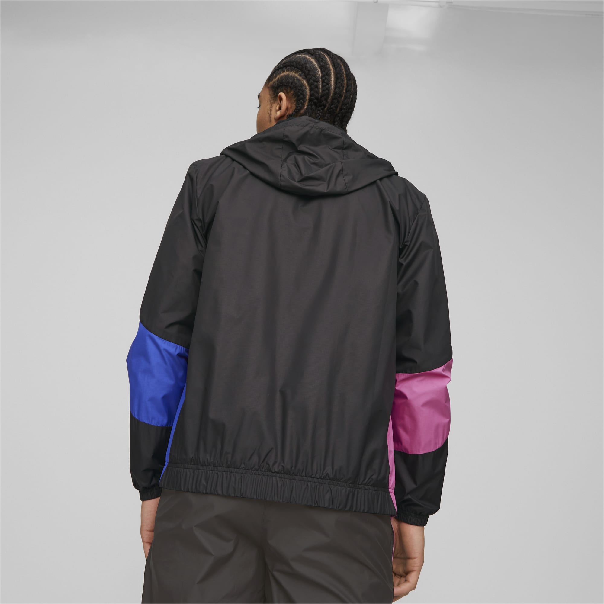 Purchase Puma AC 米蘭 23/24 比賽前織布連帽拉鍊外套 黑色運動服 772233-11