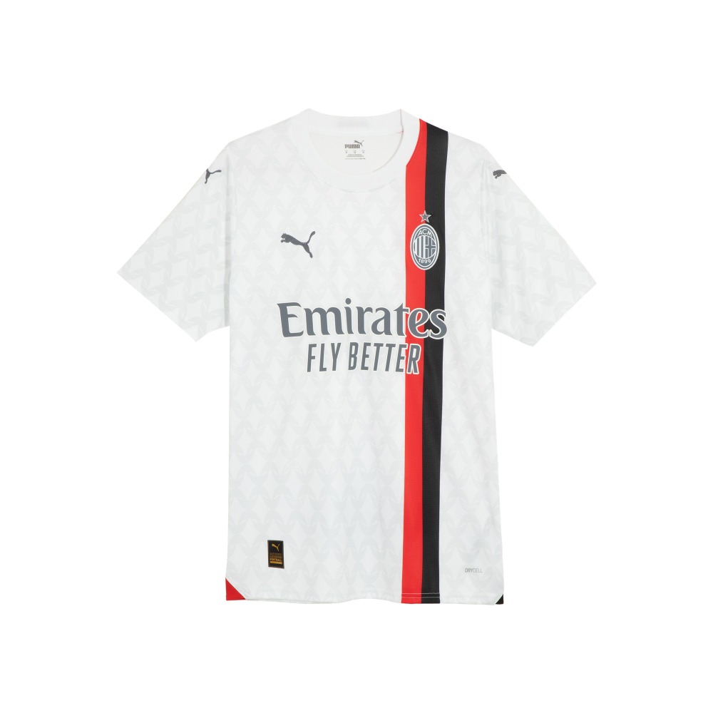 Puma AC Milan Away Replica Jersey White Short Sleeve Soccer Shirt. 770391-02
