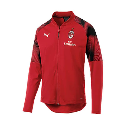 Puma AC Milan Collaboration Red Football Training Jacket Long Sleeve 754864-02