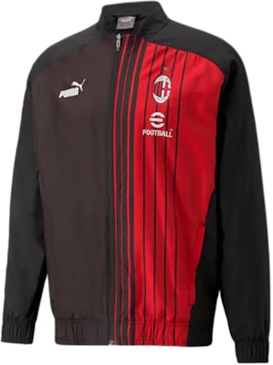 Puma AC米蘭復古運動外套 黑色 - 拼接配色徽標印花款式 769276-01 Buy Puma AC米蘭復古運動外套 黑色 - 拼接配色徽標印花款式 769276-01