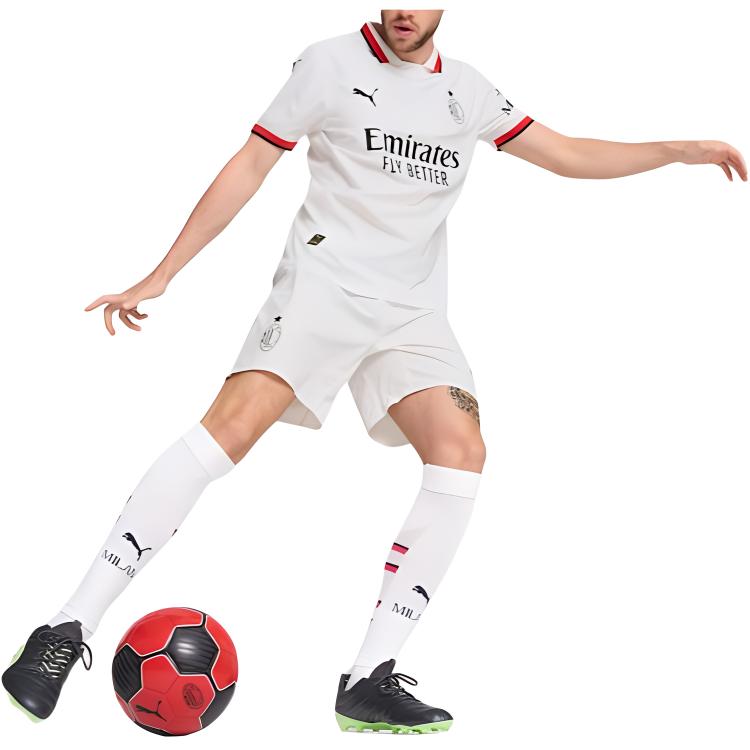 Purchase プーマ ACミラン SS24 ホワイト アウェイ 半袖 サッカージャージ ロゴ デザイン 775013-02