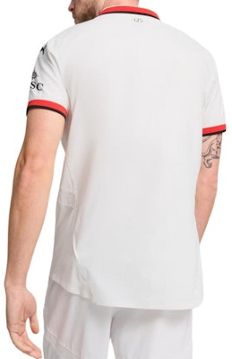 プーマ ACミラン SS24 ホワイト アウェイ 半袖 サッカージャージ ロゴ デザイン 775013-02 Details for プーマ ACミラン SS24 ホワイト アウェイ 半袖 サッカージャージ ロゴ デザイン 775013-02