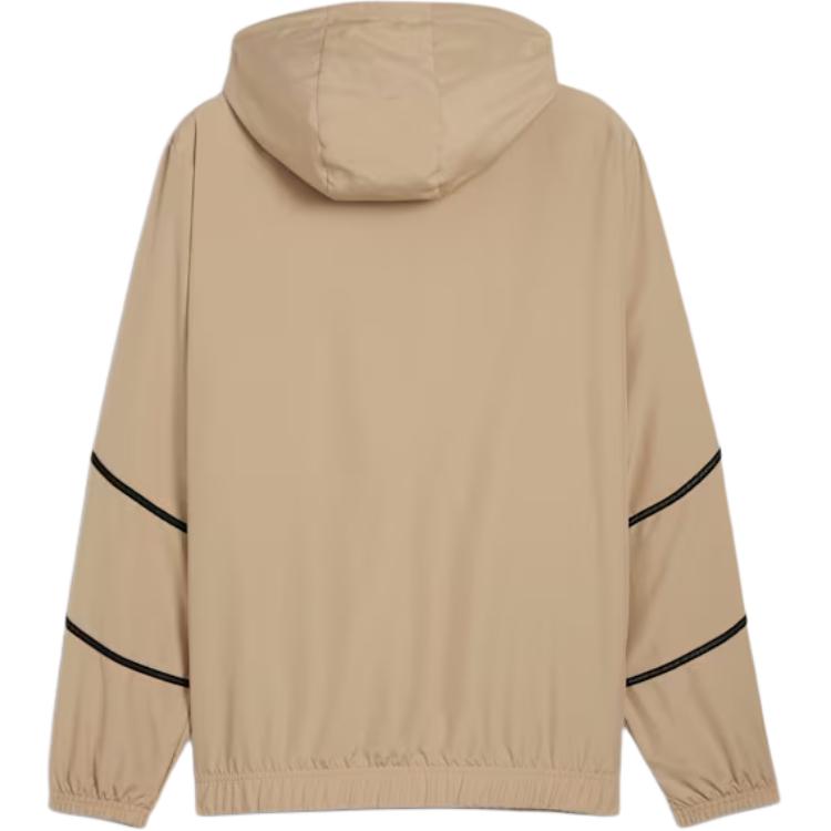 Lookbook Puma AC Milan SS24 休閒足球外套 棕黑配色 777716-26