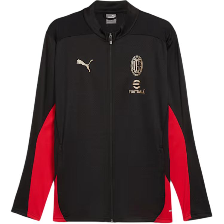Puma AC Milan SS24 Retro Soccer Training Jacket Black/Red Mens 777508-04