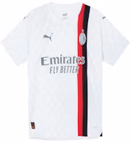 Puma ACM Away Authentic Jersey White Soccer Shirt with Logo Print. 770390-02 Puma ACM Away Authentic Jersey White Soccer Shirt with Logo Print. 770390-02