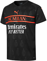 Puma ACM Black Training Short-Sleeve Soccer Jersey 759132-03 Puma ACM Black Training Short-Sleeve Soccer Jersey 759132-03