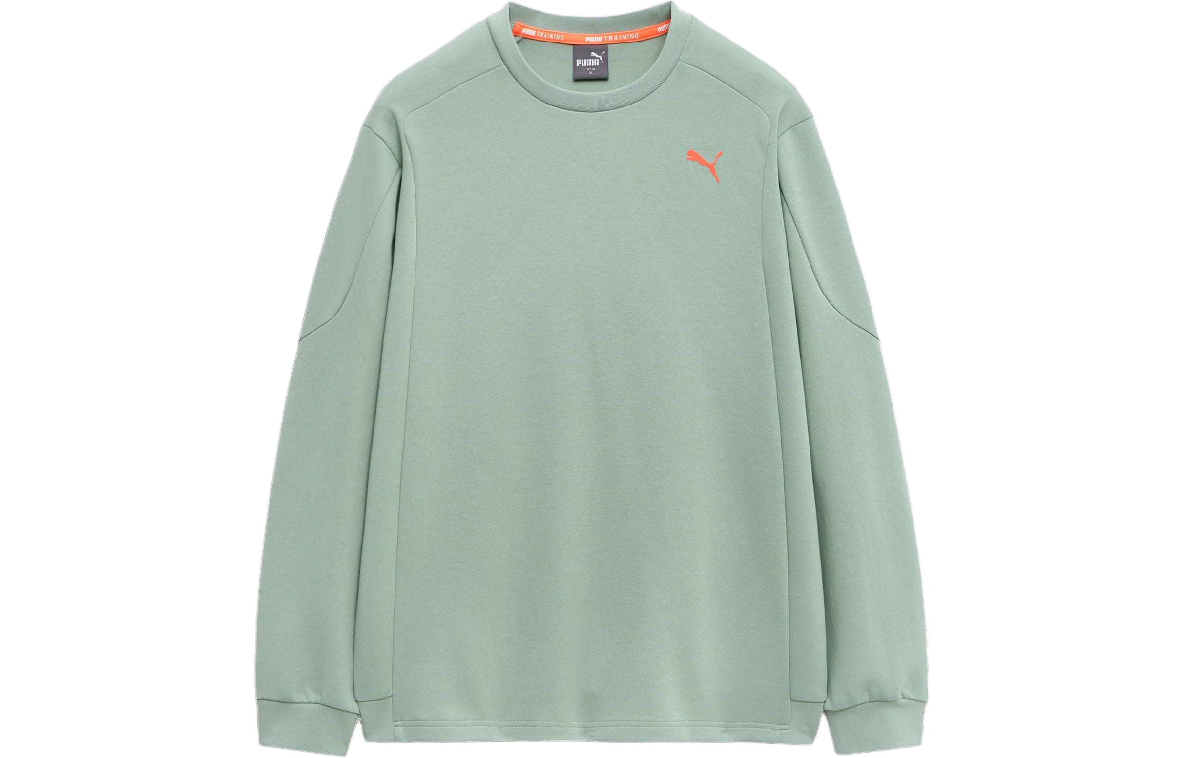Puma Active Wear Green Crewneck Long Sleeve Casual Sweatshirt 940484-02