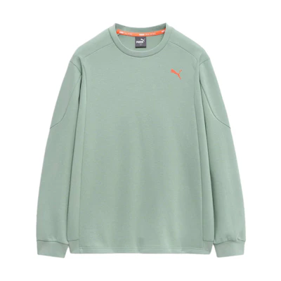 Puma Active Wear Green Crewneck Long Sleeve Casual Sweatshirt 940484-02