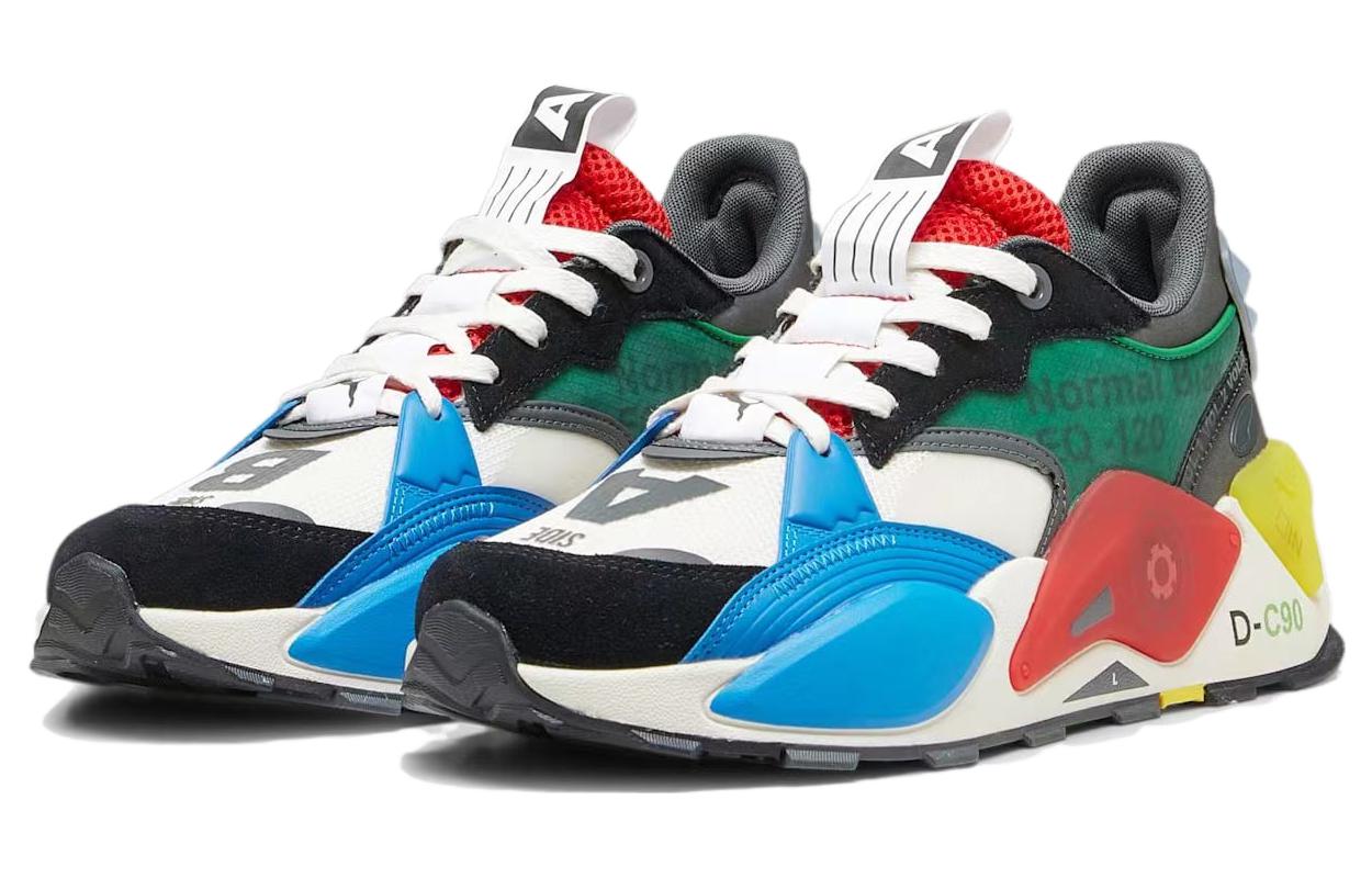 Lookbook プーマ RS-X3 "カセット白緑青" 394543-02