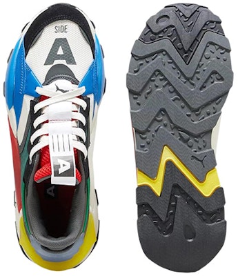 彪马 RS-X3 "磁带白绿蓝" 394543-02 Shop 彪马 RS-X3 "磁带白绿蓝" 394543-02