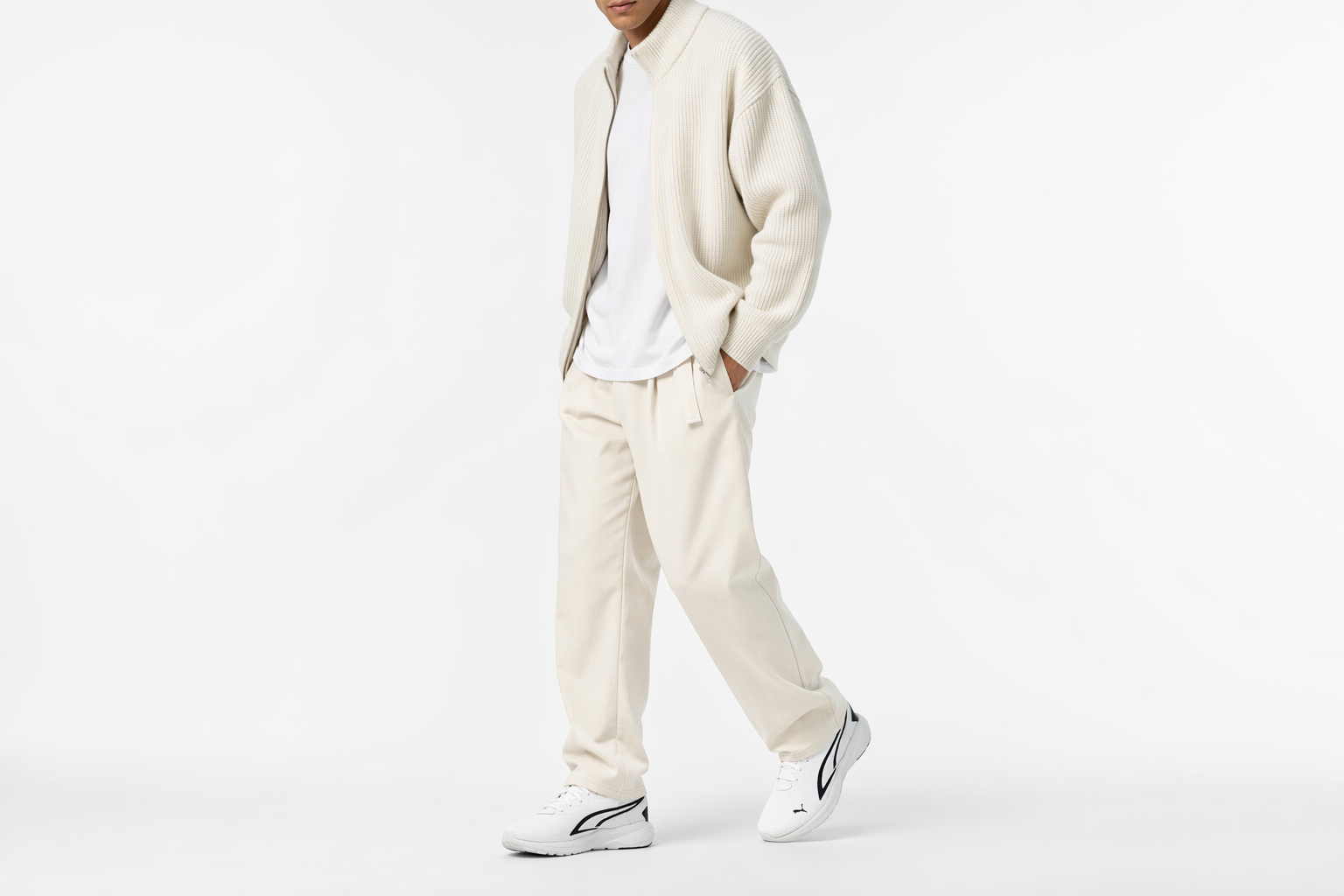 Order 푸마 올데이 액티브 '화이트 블랙' (Puma All-Day Active '화이트 블랙') 386269-04