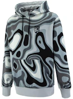 Puma All-Over Print Embroidered Logo Hoodie Grey 536498-01 Puma All-Over Print Embroidered Logo Hoodie Grey 536498-01