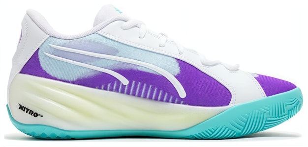 PUMA 休閒百搭 減震耐磨 低筒 籃球鞋 男女同款 綠紫 Order PUMA 休閒百搭 減震耐磨 低筒 籃球鞋 男女同款 綠紫