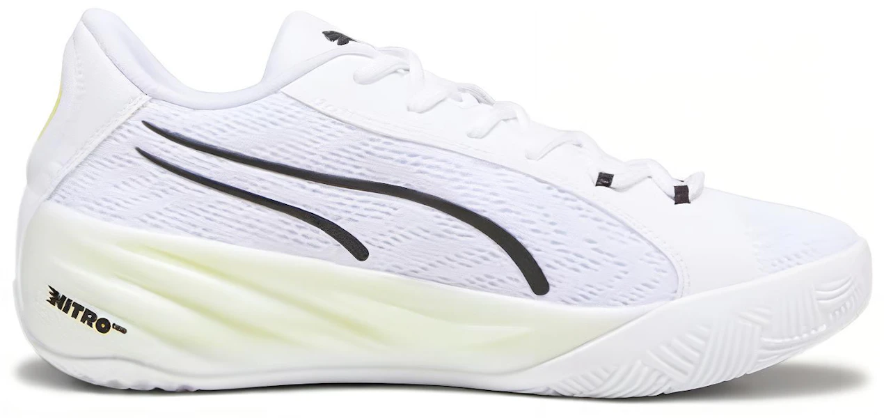 PUMA All-Pro Nitro 運動舒適 防滑耐磨 高筒 籃球鞋 男款 白色 Lookbook PUMA All-Pro Nitro 運動舒適 防滑耐磨 高筒 籃球鞋 男款 白色