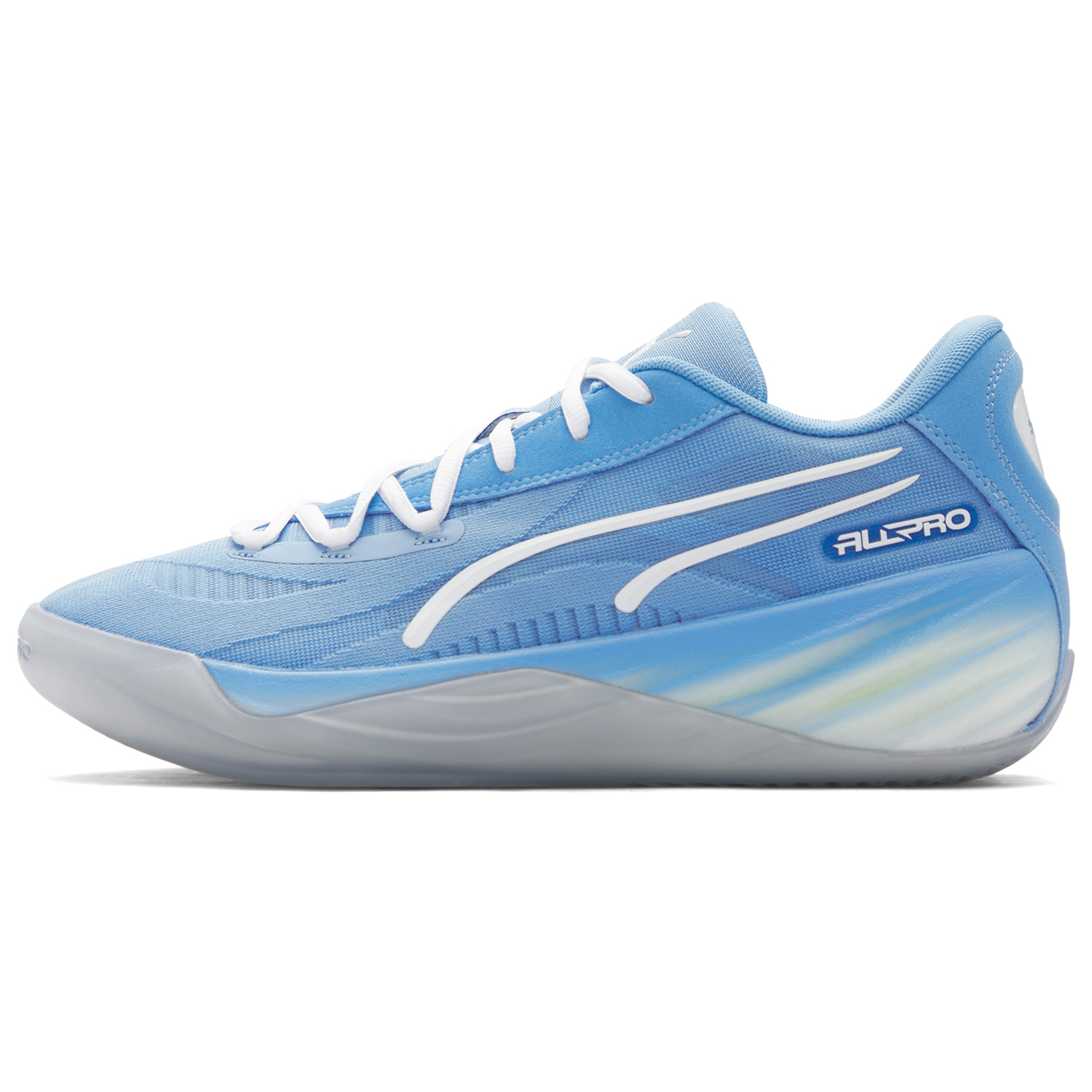 Puma All-Pro Nitro Low Basketball Shoes Blue Lightweight & Durable Sneakers. 311344-01