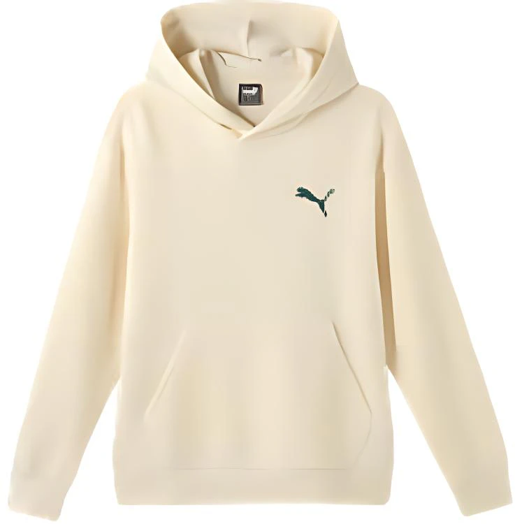 puma-almond-logo-print-hoodie-with-fleece-lining-casual-style-631729-87