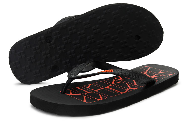 Shop Puma Altai Slippers ''Zwart Oranje'' 371062-05