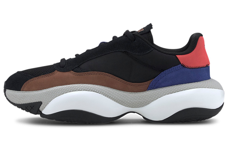 Puma Alteration Premium Leather 'Black Blue Red' 371597-01
