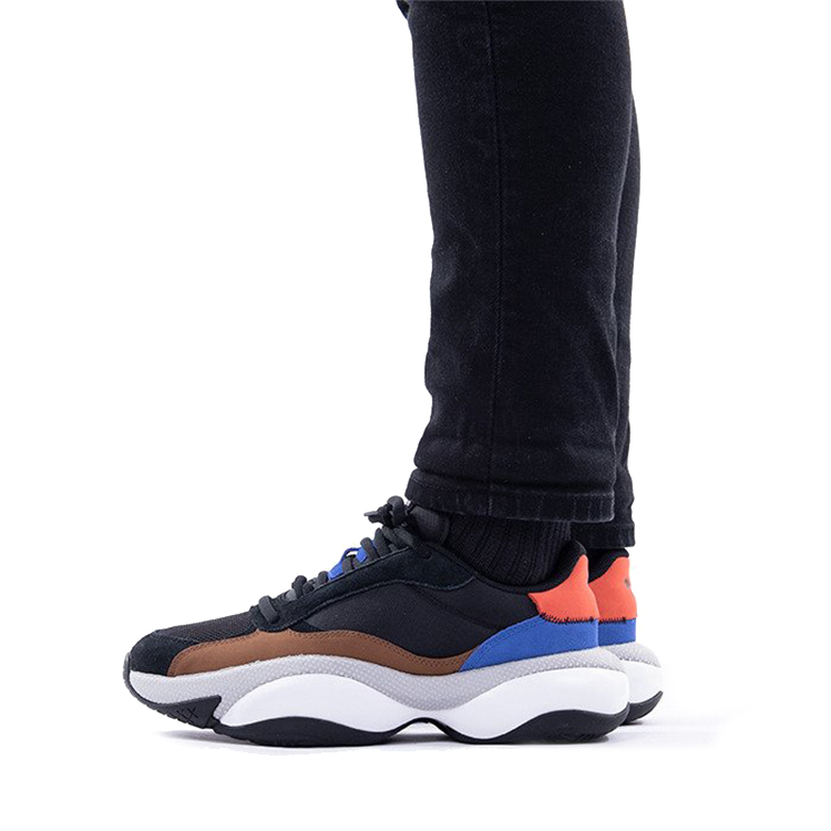 Details for Puma Alteration Premium Leather 'Black Blue Red' 371597-01