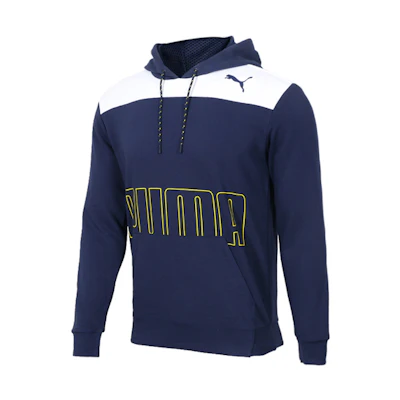 Puma American Style Hooded Pullover Sweatshirt in Coarse Blue 844167-06