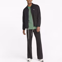 Details for PUMA AMI Paris Collab Heart Logo Knitted Zip-Up Jacket Shirt Black Men’s. 534066-01