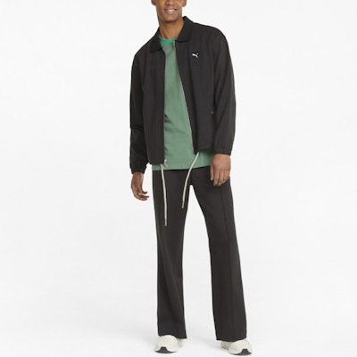 PUMA AMI パリ コラボ ハートロゴ ニット ジップアップ ジャケット ブラック メンズ 534066-01 Details for PUMA AMI パリ コラボ ハートロゴ ニット ジップアップ ジャケット ブラック メンズ 534066-01