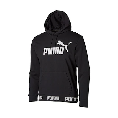Puma Amplified Retro Sports Hoodie Black Colorblock College Style 844793-01