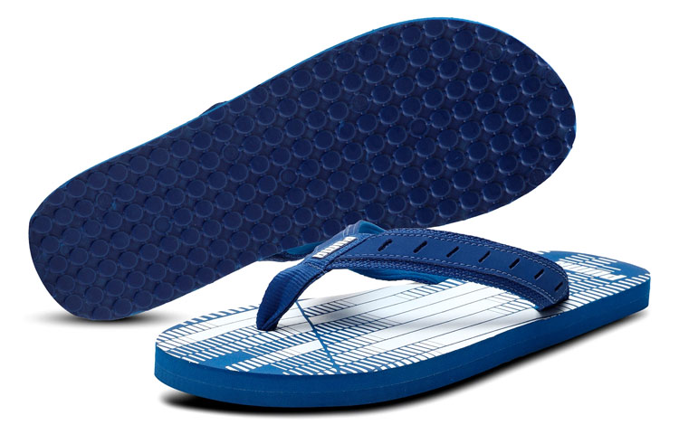 Lookbook Claquettes Puma Amplifier IDP ''Bleu Blanc'' 373299-01