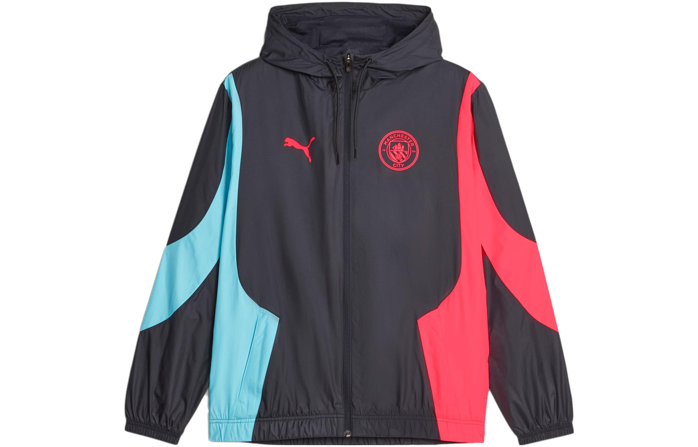 Order Puma Anthem 曼城黑色賽前訓練連帽外套 772846-14