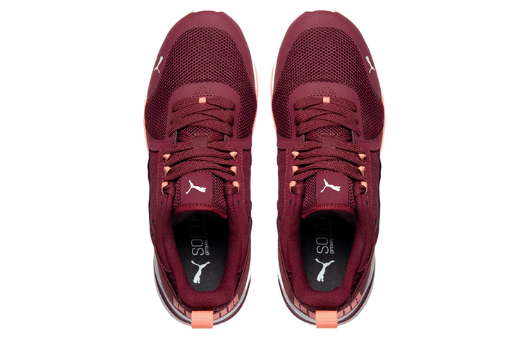 Lookbook Puma Anzarun 輕便透氣舒適 低幫運動跑步鞋 紅色