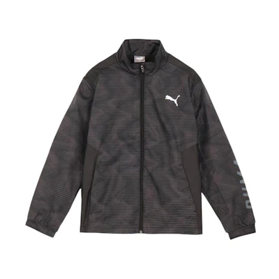 Puma AOP Printed Stand Collar Sports Jacket Black 524287-01