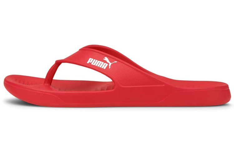 Puma Aqua Flip 'Red Comfort Flat Heel Sport Slides' 375098-03