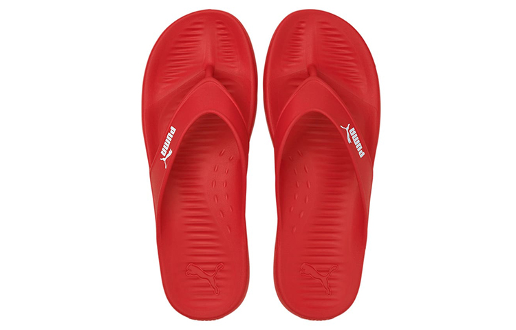 Lookbook Puma Aqua Flip ''Ciabatte Sportive Rosse Comfort Tacco Piatto'' 375098-03