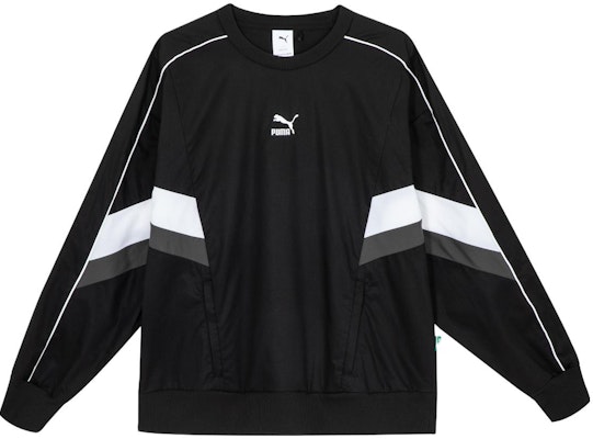 푸마 아카이브 팩 로고 자수 레트로 맨투맨 유니섹스 블랙 622781-01 Order 푸마 아카이브 팩 로고 자수 레트로 맨투맨 유니섹스 블랙 622781-01