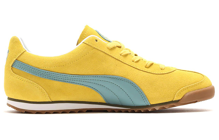 Order Puma Arizona Baskets Basses Décontractées Unisexe Jaune Athleisure Sport 384213-01