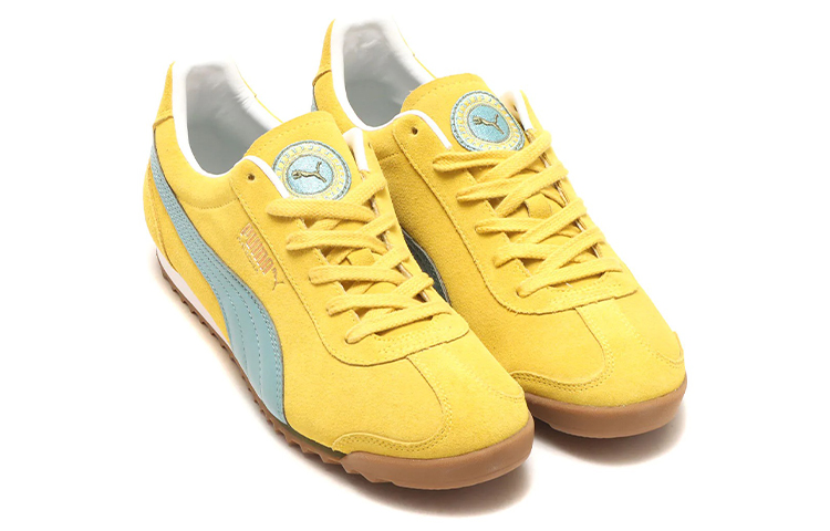 Lookbook Puma Arizona Baskets Basses Décontractées Unisexe Jaune Athleisure Sport 384213-01