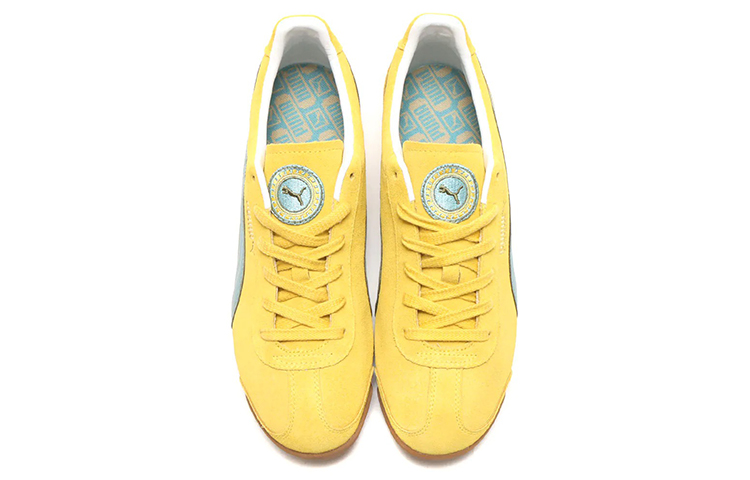 Shop Puma Arizona Baskets Basses Décontractées Unisexe Jaune Athleisure Sport 384213-01