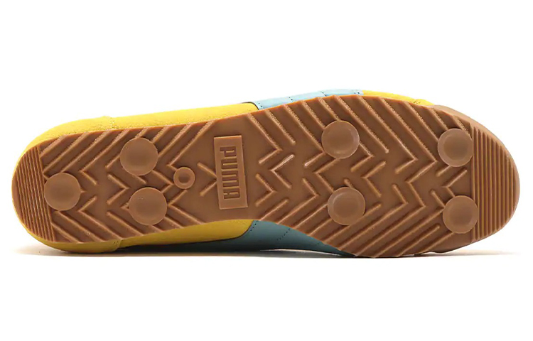 Details for Puma Arizona Baskets Basses Décontractées Unisexe Jaune Athleisure Sport 384213-01