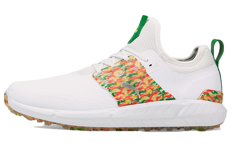 Buy 彪马Arnold Palmer x Ignite Articulate无钉系列白绿红高尔夫鞋 376500-01