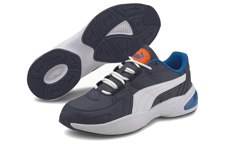 Lookbook Puma Ascend SL Weiß/Blau/Schwarz Low Sneakers 373195-03