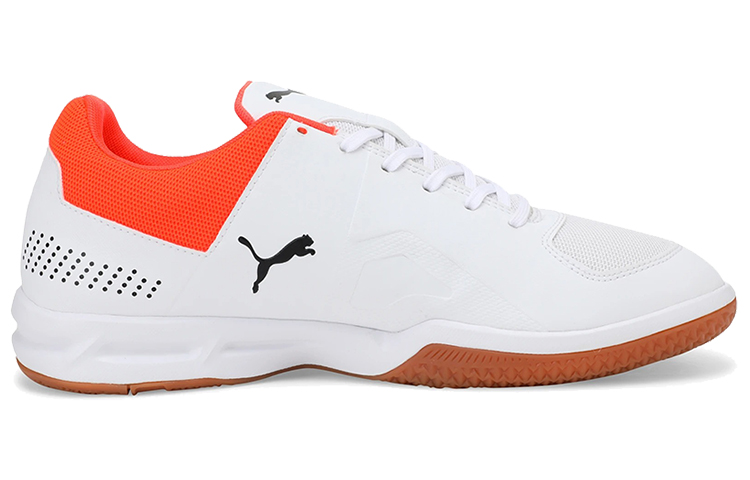 Order Puma Auriz Indoor Schwarz Orange Weiß Hallenschuhe 105600-05