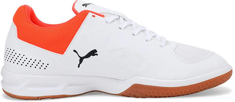 Puma Auriz Indoor Schwarz Orange Weiß Hallenschuhe 105600-05 Order Puma Auriz Indoor Schwarz Orange Weiß Hallenschuhe 105600-05
