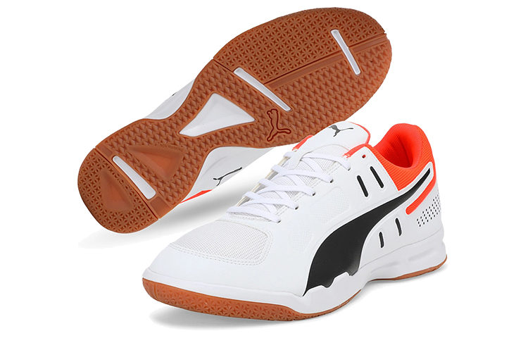 Purchase Puma Auriz Indoor Schwarz Orange Weiß Hallenschuhe 105600-05