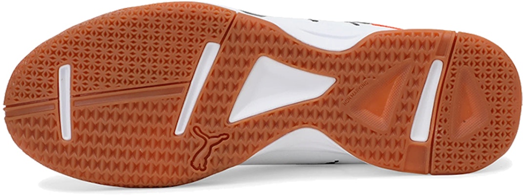 Puma Auriz Indoor /Black/Orange 'White' 105600-05 Details for Puma Auriz Indoor /Black/Orange 'White' 105600-05