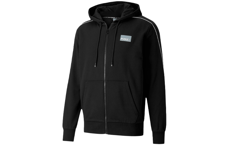 Puma Avenir Logo Casual Sports Hoodie Jacket Black - 599334-01