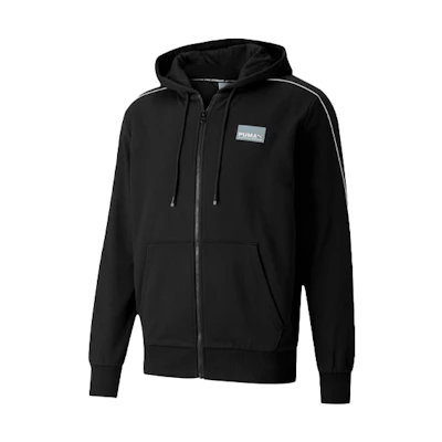 Puma Avenir Logo Casual Sports Hoodie Jacket Black - 599334-01